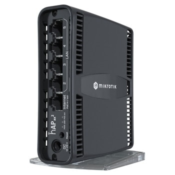 Точка за достъп Mikrotik hAP ax² (C52iG-5HaxD2HaxD-TC), 2.4/5GHz, 5x RJ-45 10/100/1000, PoE, 2 вътрешни антени | JAR Computers Mikrotik hAP ax² C52iG-5HaxD2HaxD-TC