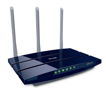 Рутер TP-Link Archer C58, 1350Mbps, 2.4GHz(450 Mbps)/5GHz(867 Mbps), Wireless AC, 4x LAN 100, 1x WAN 100, 3x външни антени | JAR Computers TP-Link Archer C58 AC1350