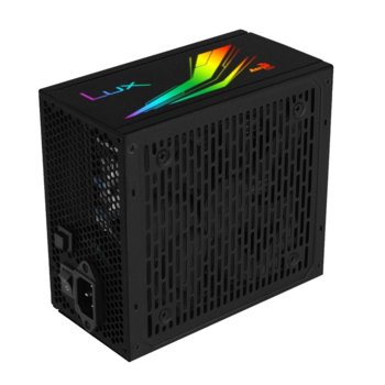 Захранване AeroCool LUX RGB (ACPB-LX55AEC.11), 550W, Active PFC, 80+ Bronze, 120 mm вентилатор, RGB подсветка | JAR Computers AeroCool LUX RGB 550W Bronze ACPB-LX55AEC.11