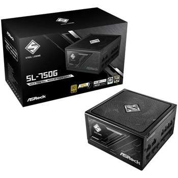 Захранване ASRock SL-750G, 750W, Active PFC, 80 Plus Gold, 135mm вентилатор | JAR Computers ASRock SL-750G