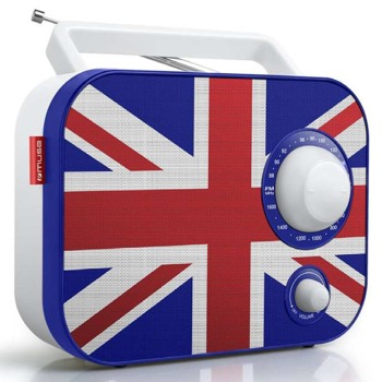 Радио MUSE M-062 UK, FM/MW, AUX, 4 C/R14/UM2, синьо | JAR Computers MUSE M-062 UK