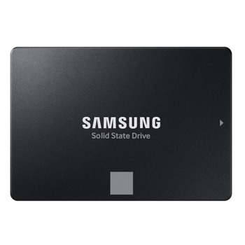 Памет SSD 2TB, Samsung 870 EVO (MZ-77E2T0B/EU), SATA 6Gb/s, 2.5" (6.35 cm), скорост на четене 560 MB/s, скорост на запис 530 MB/s image