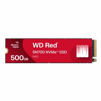 Памет SSD 500GB Western Digital Red SN700 (WDS500G1R0C-68BDK0), NVMe, M.2 (2280), скорост на четене до 3430MB/s, скорост на запис до 2600MB/s | JAR Computers Western Digital Red SN700 500GB WDS500G1R0C-68BDK0