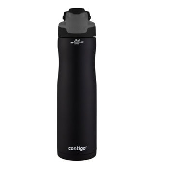 Термо бутилка Contigo Chill Autoseal, 0.72л., неръждаема стомана, без BPA, черна | JAR Computers Термо бутилка Contigo Chill Autoseal Matte Black