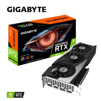 Видео карта Nvidia GF RTX 3060, 12GB, Gigabyte GAMING OC, PCI-E 4.0, GDDR6, 192 bit, DisplayPort, HDMI | JAR Computers Gigabyte GeForce RTX 3060 GAMING OC