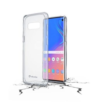Калъф за Samsung Galaxy S10, Cellular Line ClearDuo, твърдо тяло с гумена рамка, прозрачен | JAR Computers Cellular Line ClearDuo for Samsung Galaxy S10