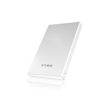 Кутия 2.5"(6.35 cm), Raidsonic Icy Box IB-254U3, за 2.5" SATA HDD, USB 3.0, бяла | JAR Computers Raidsonic IB-254U3