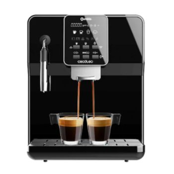 Кафеавтомат Cecotec Power Matic-ccino 6000 Serie Nera, 1350W, 19 bar, капацитет на резервоара за вода 1.7л., LCD дисплей, AlwaysClean система, система Plug & Play, Thermoblock, черна | JAR Computers Cecotec Power Matic-ccino 6000 Serie Nera TA18669