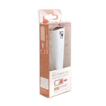 Външна батерия/power bank A-Solar Xtorm XSC, 2000 mAh, microUSB, бяла | JAR Computers A-Solar Xtorm XSC 2000mAh