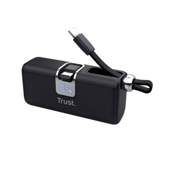 trust pacto 5.000 mah pocket black 26104