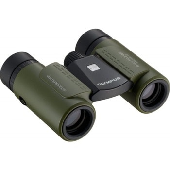 Бинокъл Olympus 10X21 RC II WP, 10x увеличение, 21 мм диаметър на челната леща, 50.0° ъгъл на видимост, зелен | JAR Computers Olympus 10X21 RC II WP (тъмно зелен)