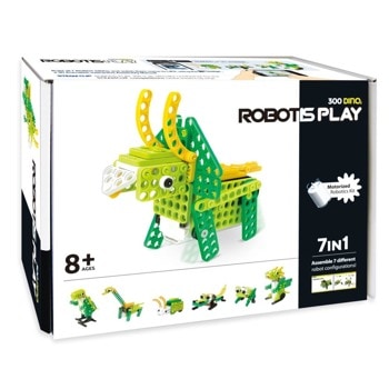 Комплект за роботика Robotis PLAY 300 DINOs, преконфигурируема, с образователна цел, включва 1 мотор-редуктор, 8+ | JAR Computers Robotis PLAY 300 DINOs 901-0056-000