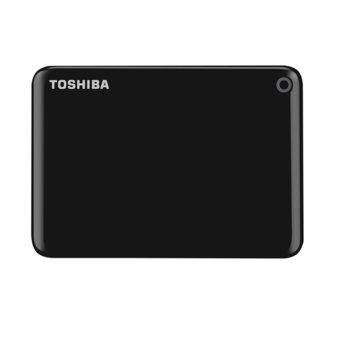 1TB Toshiba Canvio Connect II Black + Trust Barra