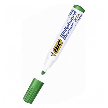 Маркер BIC 1701, зелен, от 1.3 до 2.5 mm, за бяла дъска | JAR Computers BIC 1701 Зелен Объл
