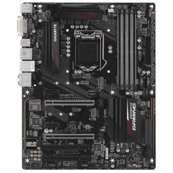 Дънна платка Gigabyte GA-H270-Gaming 3, H270, LGA1151, DDR4, PCI-E (HDMI&DVI)(CFX), 6x SATA 6Gb/s, 2x SATA Express, 2x M.2 Socket, 1x USB 3.1 (Type-C), ATX | JAR Computers Gigabyte GA-H270-Gaming 3