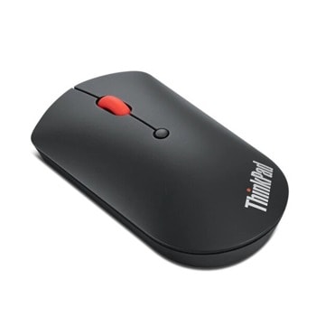 Мишка Lenovo ThinkPad Bluetooth Silent Mouse, оптична (2400 dpi), безжична, Bluetooth, черна | JAR Computers Lenovo ThinkPad Bluetooth Silent Mouse