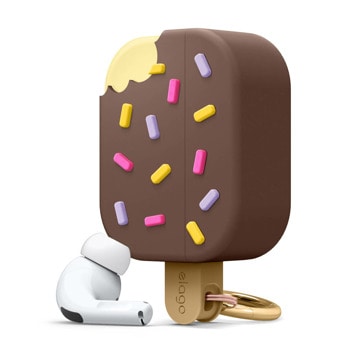 Ice Cream Design Silicone за Airpods Pro кафяв