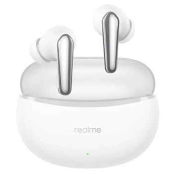 Слушалки realme Buds Air3 Neo, Bluetooth, IPX5 водоустойчивост, до 7 часа с едно зареждане, бели | JAR Computers realme Buds Air3 Neo White
