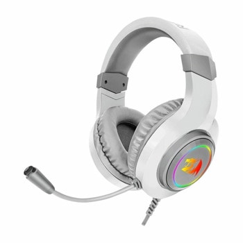 Слушалки Redragon H260-W, микрофон, 3.5mm жак, USB, гейминг, бели | JAR Computers Слушалки Redragon H260-W