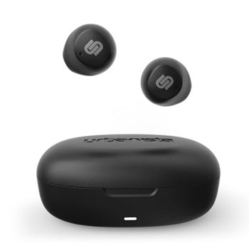 Слушалки Urbanista Lisbon, безжични, Bluetooth, микрофон, 10mm динамични мембрани, съвместими с Google Assistant и Siri, до 9 часа време на работа, черни | JAR Computers Urbanista Lisbon Midnight Black LISBONBK