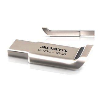 Памет 16GB USB Flash Drive, A-Data DashDrive UV130, USB2.0, златиста | JAR Computers 16GB A-Data UV130 USB AUV130-16G-RGD