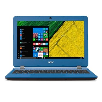 Лаптоп Acer Aspire ES1-132 (NX.GHLEX.003)(син), четириядрен Apollo Lake Intel Celeron N3450 1.1/2.2 GHz, 11.6" (29.46 cm) HD Anti-Glare Display, (HDMI), 2GB, 32GB eMMC, 1x USB 3.0, Windows 10, 1.25kg | JAR Computers Acer Aspire ES1-132 NX.GHLEX.003