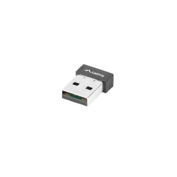 Мрежови адаптер Lanberg NC-0150-WI, 150Mbps, 2.4GHz(150Mbps), Wireless-N, USB, 1 вътрешна антена | JAR Computers Lanberg NC-0150-WI