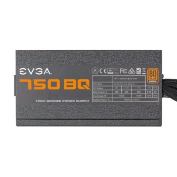 EVGA 750 BQ 80+ BRONZE 750W 110-BQ-0750-V2