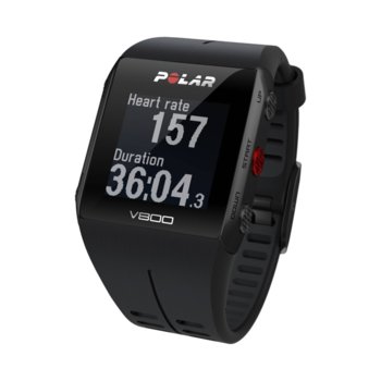 Смарт часовник, Polar V800 Javier Gomez Noya Special Edition, Bluetooth, Android/iOS, черен/червен | JAR Computers Polar V800 Javier Gomez Noya Special Edition