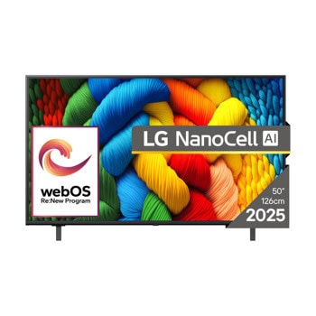 Телевизор LG 75NANO80A3B, 75" (190.5cm) 4K/UHD Smart TV, HDR10, AI Upscale, DVB-T2/C/S2, Wi-Fi, Bluetooth, LAN, 3x HDMI, 2x USB | JAR Computers LG 75NANO80A3B