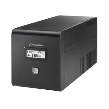 Powerwalker VI LCD 1000VA UPS, 1000VA/600W
