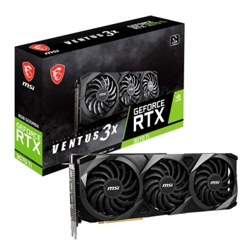 Видео карта Nvidia GF RTX 3070 Ti, 8GB, MSI 8GB VENTUS 3X OC, PCI-E 4.0, GDDR6X, 256-bit, DisplayPort, HDMI | JAR Computers MSI GeForce RTX 3070 Ti 8GB VENTUS 3X OC