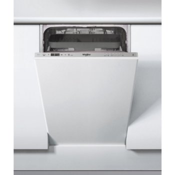 Съдомиялна за вграждане Whirlpool WSIC 3M27 C, клас A++, 12 комплекта, дисплей, 6 програми, 4 температури, ниво на шума 47db, отложен старт, мултизонално миене, програма 3в1, защита от наводнение Aquastop, бяла | JAR Computers Whirlpool WSIC 3M27 C