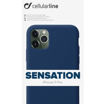 Cellular Line Sensation за iPhone 11 Pro, Син
