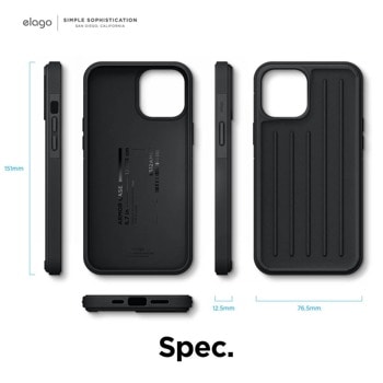 Elago Armor Case ES12AM67-BK