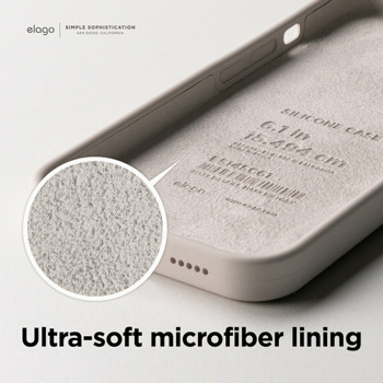 Soft Silicone за iPhone 14 бургунди
