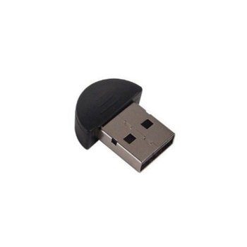 Адаптер Estillo mini, USB 2.0, Bluetooth 2.0, до 1Mbps, обхват до 20м, черен | JAR Computers Estillo Adapter USB to Bluetooth