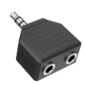 jack 3.5mm м към 2x jack 3.5mm ж | JAR Computers jack 3.5mm м към 2x jack 3.5mm ж