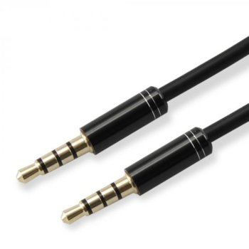 Kабел SBOX 3535-1.5B, Jack(м) 3.5mm към Jack(м) 3.5mm, 1.5м, черен | JAR Computers SBOX 3535-1.5B Jack(м) 3.5mm to Jack(м) 3.5mm 1.5м