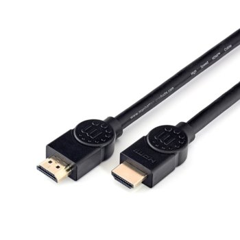 Кабел Manhattan, от HDMI(м) към HDMI(м), 7.5m, черен | JAR Computers Manhattan HDMI 7.5m black