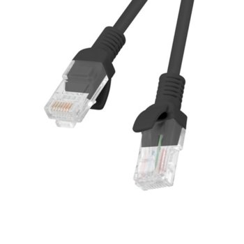 Пач кабел Lanberg PCU6-10CC-0150-BK, U/UTP, cat.6, 1.5м, черен | JAR Computers Lanberg CAT.6 1.5m black PCU6-10CC-0150-BK
