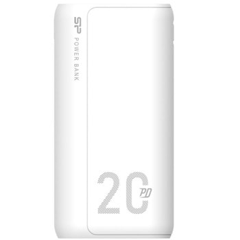 Външна батерия/power bank/ Silicon Power QS15 (SP20KMAPBKQS150W), 20000mAh, бяла, smartSHIELD защита от високо напрежение | JAR Computers Silicon Power QS15 20000 mAh SP20KMAPBKQS150W