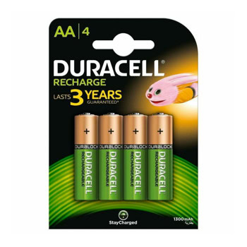 Duracell AA 1.2V 1300mAh Ni-MH 4pcs.
