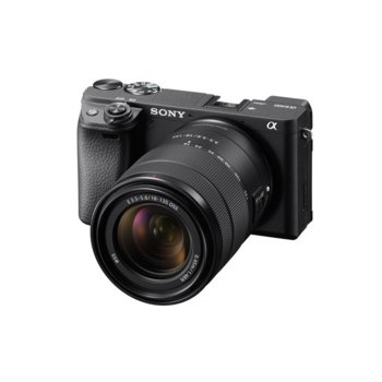 Фотоапарат Sony A6400(черен) в комплект с обектив Sony E 18-135mm f/3.5-5.6 OSS, 24 Мpix, 3" (7.5 cm) TFT дисплей, Wi-Fi, Bluetooth, microUSB, microHDMI image