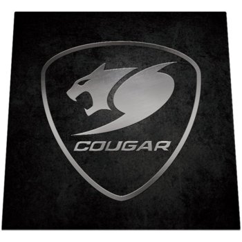Постелка за под Cougar Command (3MCOMFMB.0001), 110cm x 110cm x 0.4cm, черна image