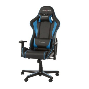 Геймърски стол DXRacer Formula OH/FL08/NB, черен/син | JAR Computers DXRacer Formula Blue