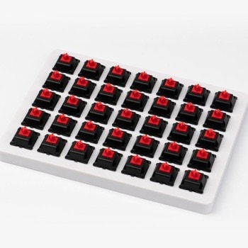 Суичове за механична клавиатура Keychron Cherry MX Red Switch Set 35 броя, червени image