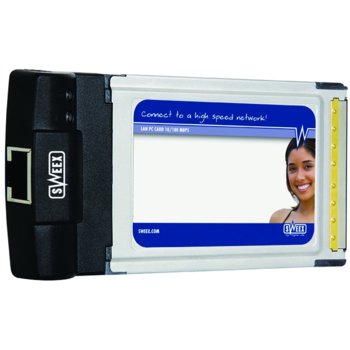 PCMCIA,10/100Mbs, Sweex LC002