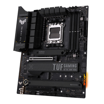 Дънна платка Asus TUF Gaming X670E-Plus WIFI, X670E, AM5, DDR5, PCI-E 5.0 (DP&HDMI), 4x M.2, 4x SATA 6Gb/s, 1x USB 3.2 Gen2x2 Type-C, Wi-Fi 6E, Bluetooth 5.2, ATX | JAR Computers ASUS TUF Gaming X670E-Plus WIFI 90MB1BK0-M0EAY0