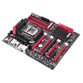 Дънна платка Asus MAXIMUS VI EXTREME, Z87, LGA1150, DDR3 @ 3000MHz (OC), 4xPCI-E 3.0 (SLi/CF) (HDMI & DisplayPort), miniPCI-E, SB7.1, 6xSATA 6Gb/s RAID 0,1,5,10, Dual-Band WiFi 802.11n/ac, Bluetooth, Lan1000, 6xUSB3.0, ATX | JAR Computers Asus MAXIMUS VI EXTREME
